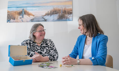 Besprechung in der Fort- und Weiterbildung in der KRH Akademie