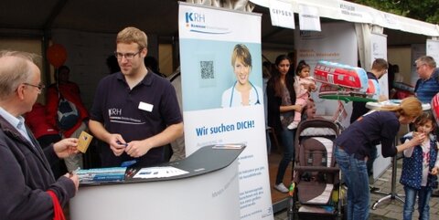 Regionsentdeckertag 2016: Auch im Jubiläumsjahr wird es wieder voll und bunt werden am Stand des KRH.