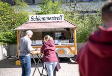 Auch draußen ging es weiter.