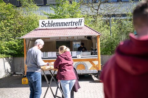 Auch draußen ging es weiter.