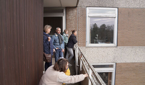 Guter Blick vom Balkon