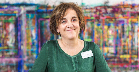 Anette Dittmer arbeitet seit 1990 als Kunsttherapeutin in der KRH Psychiatrie Wunstorf.