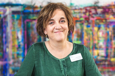 Anette Dittmer arbeitet seit 1990 als Kunsttherapeutin in der KRH Psychiatrie Wunstorf.