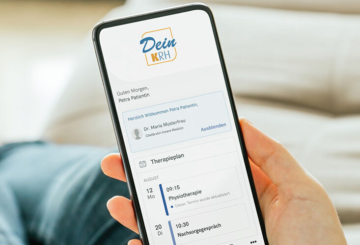 Siilo-App aufm Handy 