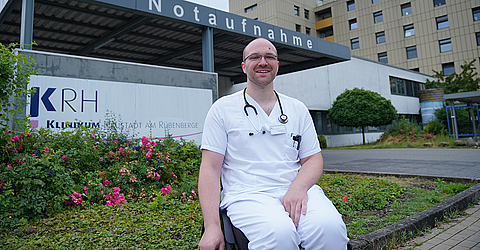 Dennis Werner, Notaufnahme in Neustadt