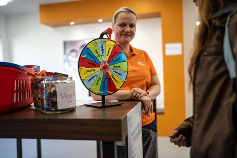 Es gab auch etwas zu gewinnen.