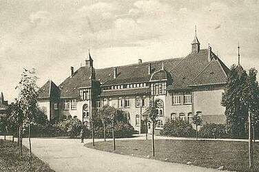 Die &quot;Irrenbeobachtungsstation&quot; Langenhagen um 1930, Archiv Bernd Sperlich.