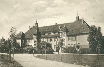 Die &quot;Irrenbeobachtungsstation&quot; Langenhagen um 1930, Archiv Bernd Sperlich.