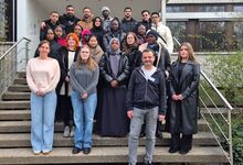 Eine neue Schulklasse von Pflegeazubis der KRH Akademie