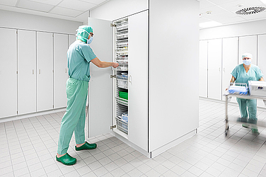 Das Sterilgutlagersystem im KRH Klinikum Agnes Karll Laatzen