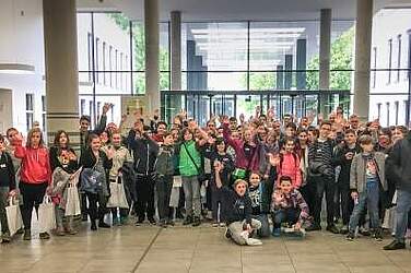 Es gab viel zu erleben: 100 Schülerinnen und Schüler waren alleine im KRH Klinikum Siloah zu Gast.