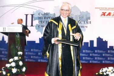 Prof. Gaab bei der Verleihung der Honorarprofessur