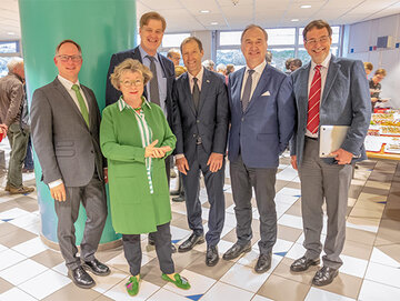 Die Referenten des 51. Hannoverschen Symposium: (v. l.) Prof. Dr. Stefan Engeli, Dr. Cornelia Goesmann, Prof. Dr. Julian Mall, Dr. Martin Stolz (MPH), Prof. Dr. Josef Fangmann, Prof. Dr. Dr. Hans-Jürgen Welkoborsky.