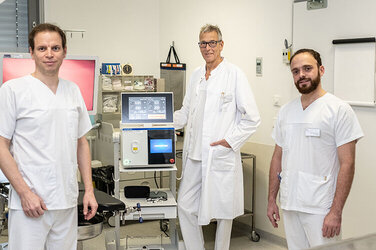 neue Lasermaschiene in der Urulogie im KRH Klinikum Großburgwedel