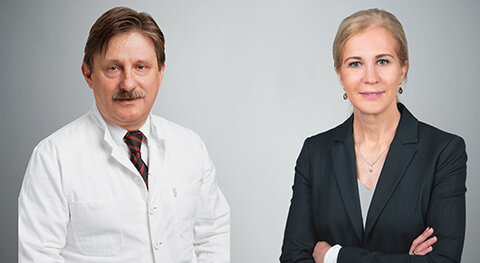 Prof. Dr. Katharina Hein ist die neue Chefärztin der Klinik für Neurologie am KRH Klinikum Agnes Karll Laatzen. Prof. Dr. Andreas Schwartz leitet die Klinik für Neurologie am KRH Klinikum Nordstadt und verantwortet den weiteren Ausbau der Teleneurologie im KRH.