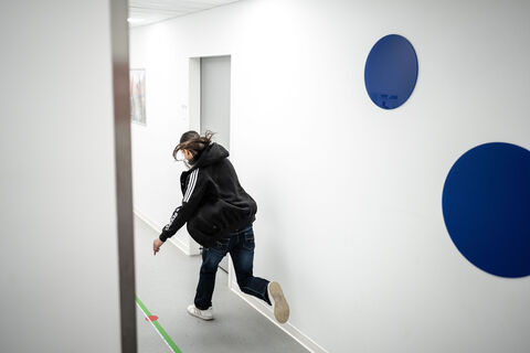 Der Fitnesstest der Physiotherapie brachte zum Schwitzen.