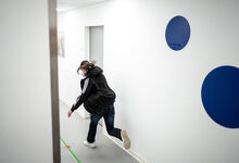 Der Fitnesstest der Physiotherapie brachte zum Schwitzen.