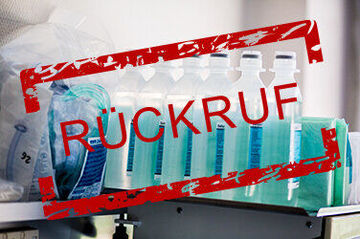 Rückruf Schaubild von der Zentralapotheke.
