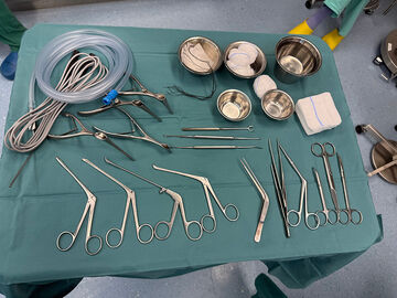 Instrumentiertisch für Septum / FESS OP